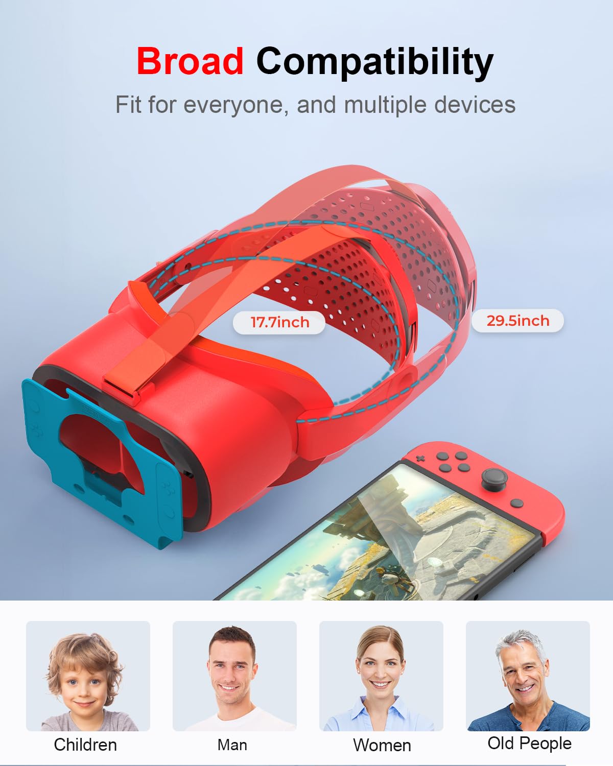 STARTRC GAMES VR Headset for Nintendo Switch & Switch OLED